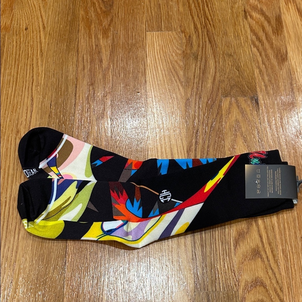 Headgear classic Colorful Abstract Patterned Men's Socks small/medium new - Picture 4 of 8
